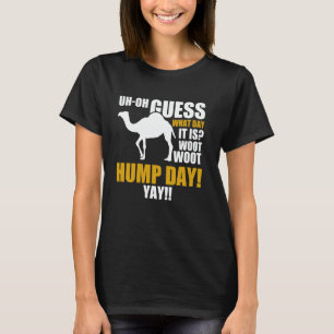 Lustiger Kamelhöcker-Tag Wüsten-Tier Viehzucht Kam T-Shirt