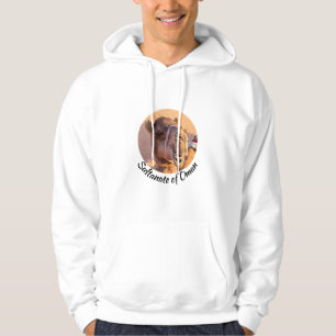 Lustiger Kamelkopf in der Wahiba-Wüste Oman Hoodie