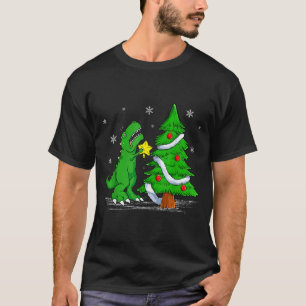 Lustiger Kampf Ist Echt Dinosaurier T-Rex Dino Wei T-Shirt