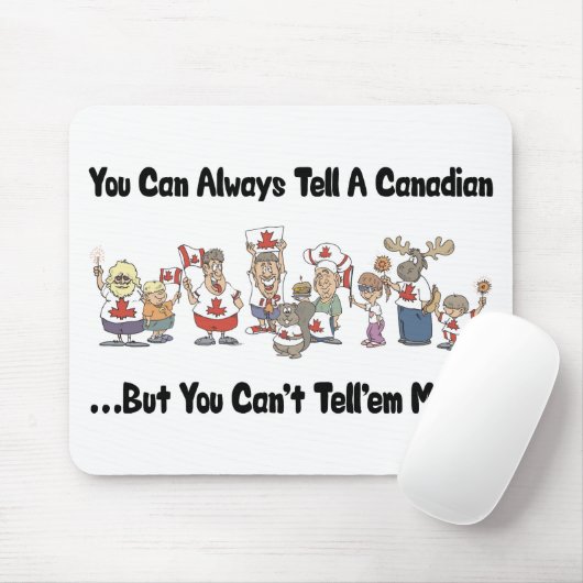 Lustiger Kanadier Mousepad (Mit Mouse)