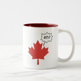 Lustiger Kanadier Zweifarbige Tasse