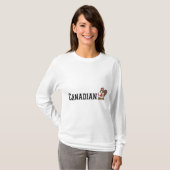 Lustiger kanadischer Biber T-Shirt (Vorne ganz)
