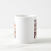 Lustiger kanadischer Erntedank-Pie 'Eh' Retro-Herb Kaffeetasse (Mittel)