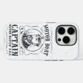 Lustiger Kapitän eines Motorboots, Pontoonbootfahr Case-Mate iPhone Hülle (Rückseite (Horizontal))