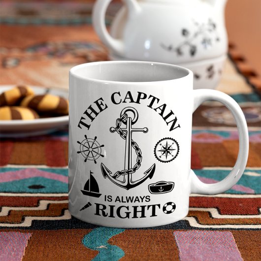 Lustiger Kapitän Kaffeetasse