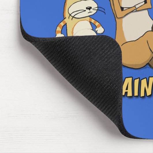 Lustiger Kapitän Scratchy Mousepad (Ecke)