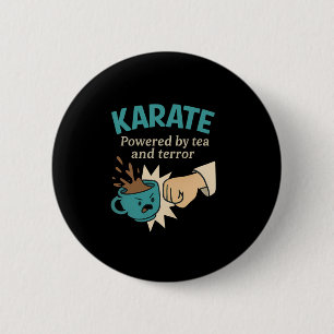 Lustiger Karate Martial Humor Powered Button