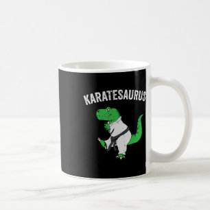 Lustiger Karate T Rex Dinosaur Süßer Dino Kampfspo Kaffeetasse