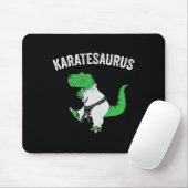 Lustiger Karate T Rex Dinosaur Süßer Dino Kampfspo Mousepad (Mit Mouse)