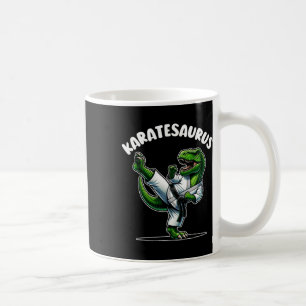 Lustiger Karatesaurus Dinosaurier T Rex In Karate  Kaffeetasse