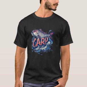 Lustiger Karpfenfisch-Kostüm für Angelfreunde T-Shirt