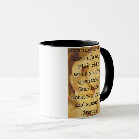 Lustiger Kartoffelchip Tasse (VorderseiteRechts)
