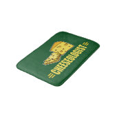 Lustiger Käse Cheeseologist Cheesehead Badematte (Schrägansicht)