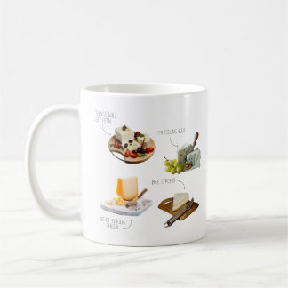 Lustiger Käsebecher | Humor für Käseliebhaber Kaffeetasse