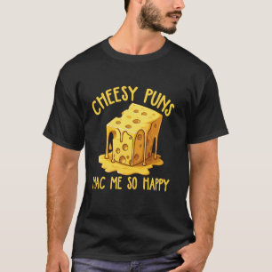 Lustiger Käseliebhaber Cheesy Food Humor T-Shirt