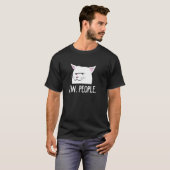 Lustiger Katzen-Ew-Menschen-Liebe-Katzen-Pullover T-Shirt (Vorne ganz)