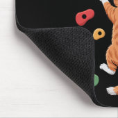Lustiger Katzen-Felsenkletterer Indoor-Wand-Halte- Mousepad (Ecke)