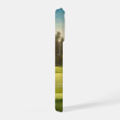 Lustiger Katzen-Golfspieler, iPhone Hülle (Rechte Seite)
