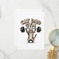 Lustiger Katzen-Gym für Papa