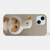 Lustiger Katzen-Handyhülle – iPhone 15 Slim Fit Ca Hülle (Rückseite (Horizontal))