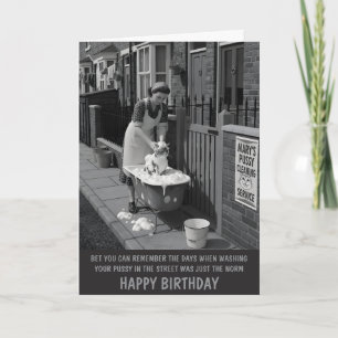 Lustiger Katzen Humor Geburtstag Karte