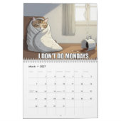 Lustiger Katzen-Meme-Kalender 2026 Kalender (Mär 2027)