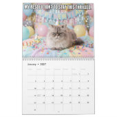 Lustiger Katzen-Meme-Kalender 2026 Kalender (Jan 2027)