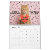 Lustiger Katzen-Meme-Kalender 2026 Kalender (Feb 2027)