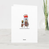 Lustiger Katzen-u. Karte (Rückseite)