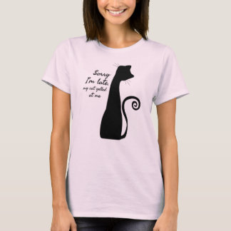 Lustiger Katzen-Zitat-Minimalist-Humor für Katzenl T-Shirt