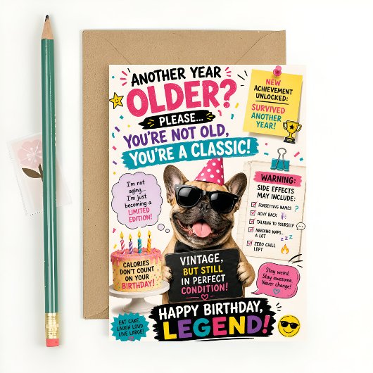 Lustiger Katzengeburtstag Karte