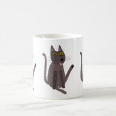 Lustiger Katzenhumor Kaffeetasse (Mittel)