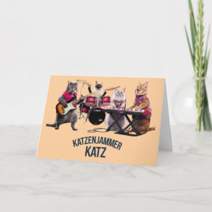 Lustiger Katzenjammer Katz Karte