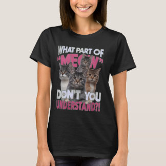 Lustiger Katzenliebhaber Vintage T-Shirt
