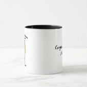 Lustiger Katzenmutter-Abschlussbecher - Personalis Tasse (Zentrum)