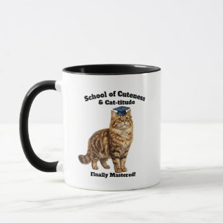 Lustiger Katzenmutter-Abschlussbecher - Personalis Tasse