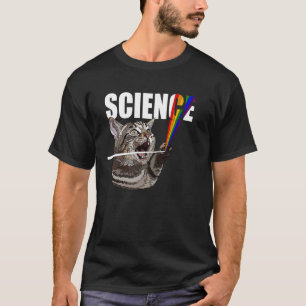 Lustiger Katzenphysikliebhaber Wissenschaft T-Shirt