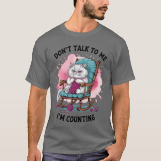 Lustiger Katzenstrickliebhaber Dontalko Mich Ich Z T-Shirt