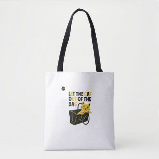 Lustiger Katzenwitz | Die Katze aus dem Sack lasse Tasche
