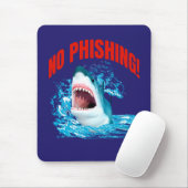 Lustiger Kein-Phishing-Hai Mousepad (Mit Mouse)