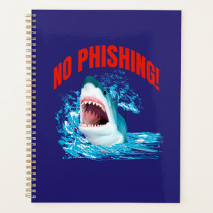 Lustiger Kein-Phishing-Hai Planer