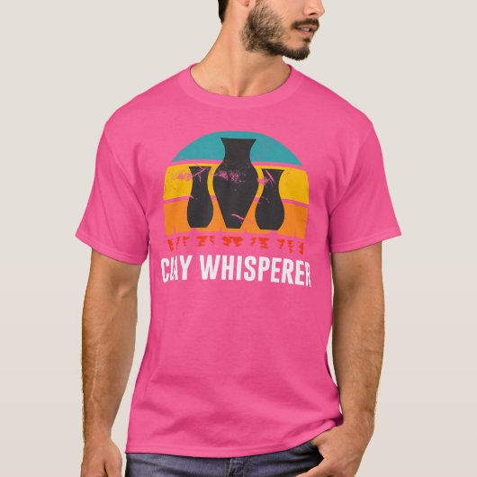 Lustiger Keramik-Tonflüsterer T-Shirt (Vorderseite)