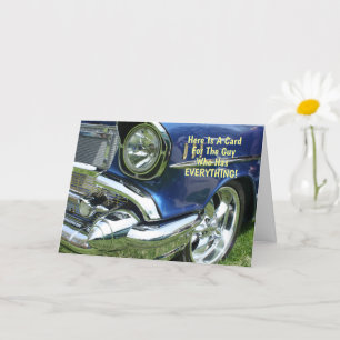 Lustiger Kerl, der alles hat, Blaue '57 Chevy, Vs Karte