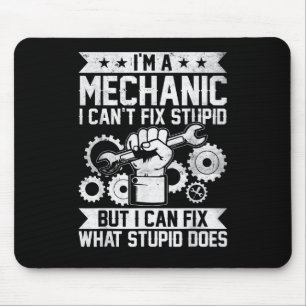 Lustiger Kfz-Mechaniker Ingenieur Männer Frauen Ki Mousepad