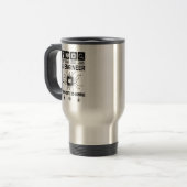 Lustiger KI-Ingenieur Codierer Programmierer Entwi Reisebecher (Vorderseite Links)