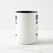 Lustiger KI-Ingenieur Künstliche Intelligenz Techn Tasse (Zentrum)