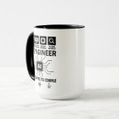 Lustiger KI-Ingenieur Künstliche Intelligenz Techn Tasse (Vorderseite Links)