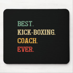 Lustiger Kickbox-Trainer-Geschenk Best Kickboxing  Mousepad