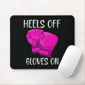 Lustiger Kickboxen-Box-Spruch Fersen Frei Handschu Mousepad (Mit Mouse)