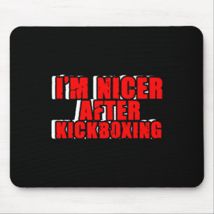 Lustiger Kickboxer Kämpfer Kickboxen Mma Kampfspor Mousepad